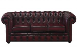 Gascoigne Brown Leather Chesterfield Sofa