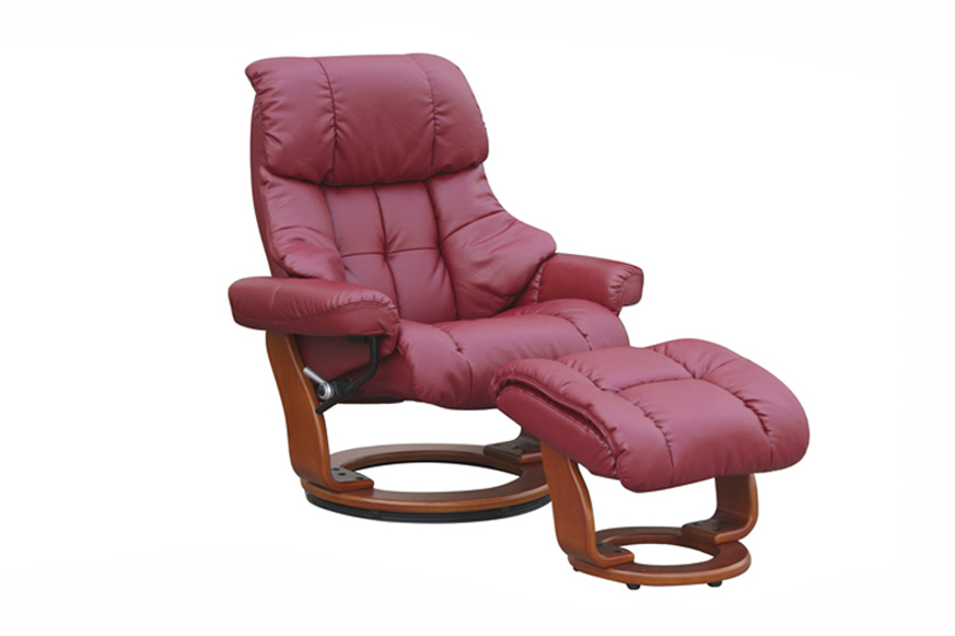 Gascoigne sales leather recliner